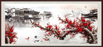 国画梅花