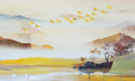 抽象油画