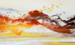 抽象油画