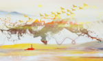 抽象油画