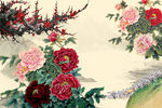 花开富贵背景墙