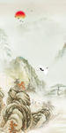 新品新玄关山水画 TIF分层