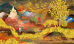 抽象油画