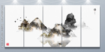 聚财山水画