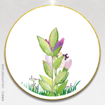 植物壁画