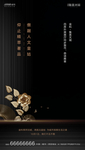 地产 房地产 黑金 海报