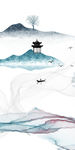 大气意境山水画 TIF分层
