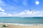 海滩