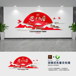 红色党建书屋学习文化墙