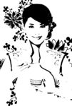 美女矢量图