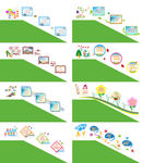 学生好习惯缓步台