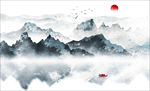 水墨山水画