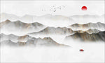 新中式山水画