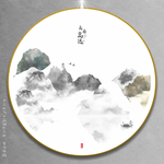 水墨无框画