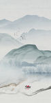 新中式中国风山水画 TIF分层