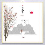 客厅山水画