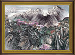 客厅山水画