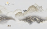 新中式新款山水画 TIF分层