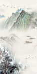 大气山水装饰画 TIF分层