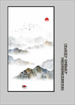 玄关山水装饰画