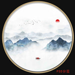 圆形装饰画