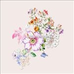 高清手绘花卉印花