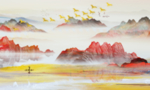 抽象油画