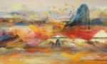 抽象油画