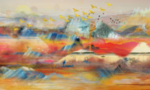 抽象油画