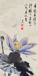 新中式山水画背景墙 TIF分层