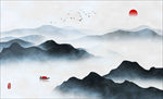 新中式山水图