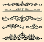 欧式花纹边框花边