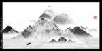 抽象水墨画