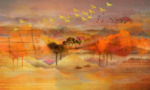 抽象油画