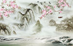 爆款中式新山水画 tif分层
