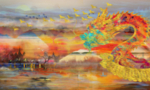 抽象油画