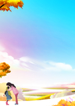 美丽插画背景 教师节背景