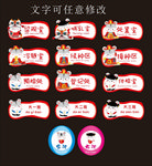 卡通科室牌