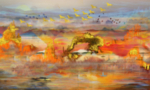 抽象油画