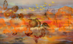 抽象油画