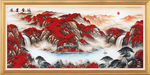 鸿运当头国画