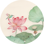 荷花莲花装饰画