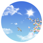蓝天白云