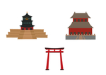 古建筑矢量平面图