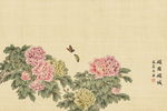 牡丹花工笔画