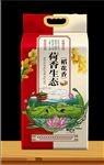 大米包装 米袋设计  稻花香