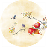 石榴装饰画