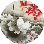 路路皆通花鸟装饰画