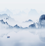 新中式水墨山水