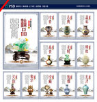 古典陶瓷文化展板